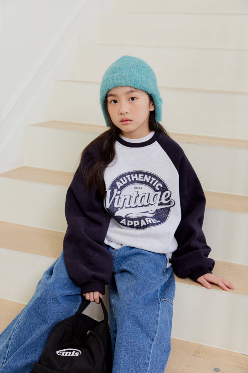 Dore Dore - Korean Children Fashion - #kidzfashiontrend - Vintage Fleece Sweatshirt