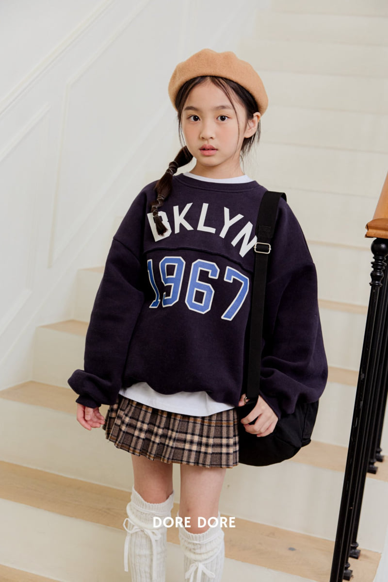 Dore Dore - Korean Children Fashion - #littlefashionista - BK Line Fleece Sweatshirt - 9