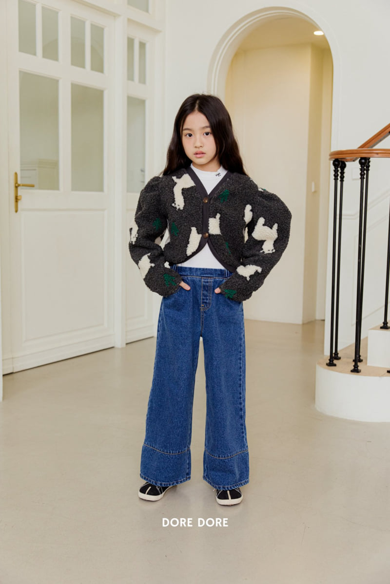 Dore Dore - Korean Children Fashion - #magicofchildhood - Teddy Puff Cardigan - 7