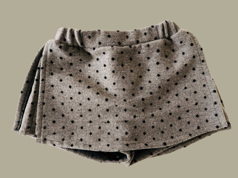 Dore Dore - Korean Children Fashion - #magicofchildhood - Dot Wool Skirt Pants - 3