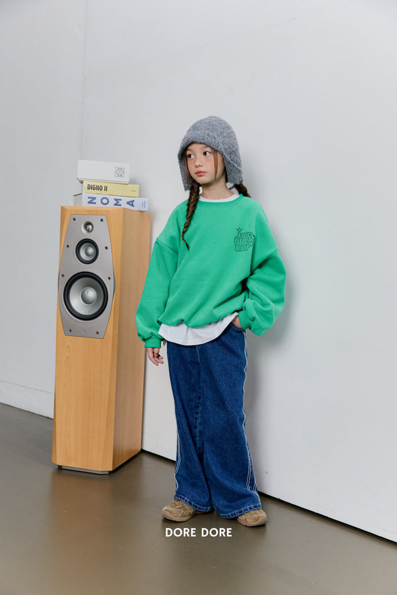 Dore Dore - Korean Children Fashion - #magicofchildhood - Love Vibe Fleece Sweatshirt - 12