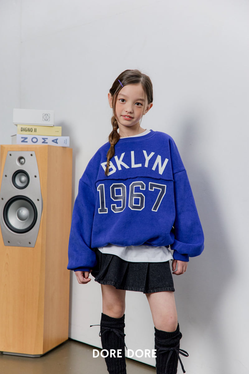 Dore Dore - Korean Children Fashion - #magicofchildhood - BK Line Fleece Sweatshirt - 10