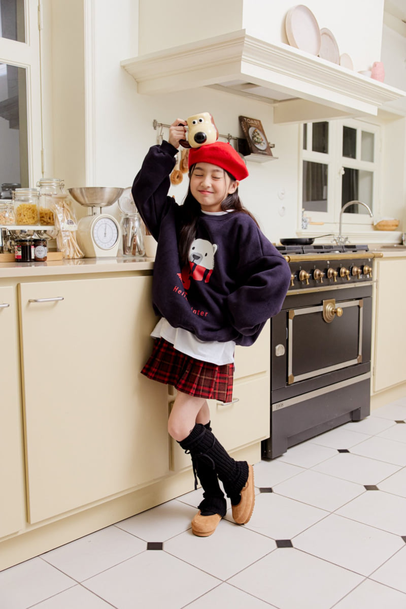 Dore Dore - Korean Children Fashion - #magicofchildhood - Winter Bear Fleece Sweatshirt