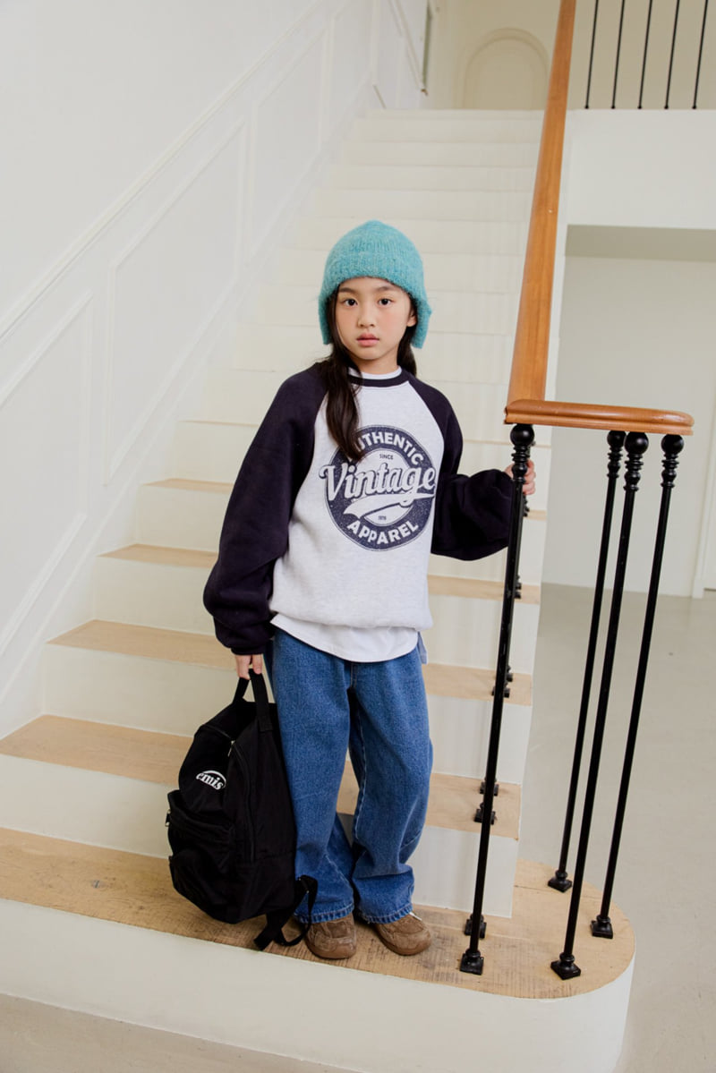 Dore Dore - Korean Children Fashion - #magicofchildhood - Fleece Balloon Denim Pants - 9