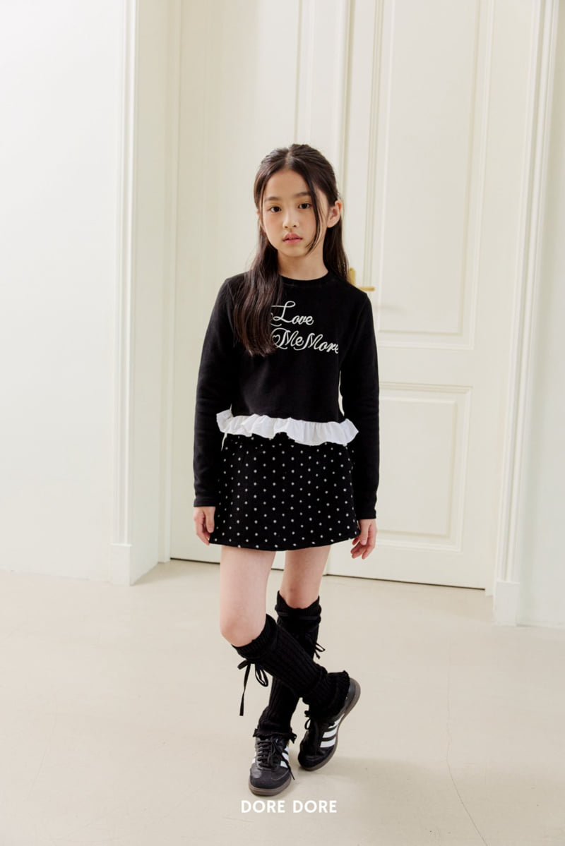 Dore Dore - Korean Children Fashion - #magicofchildhood - Love Me Frill Tee - 8