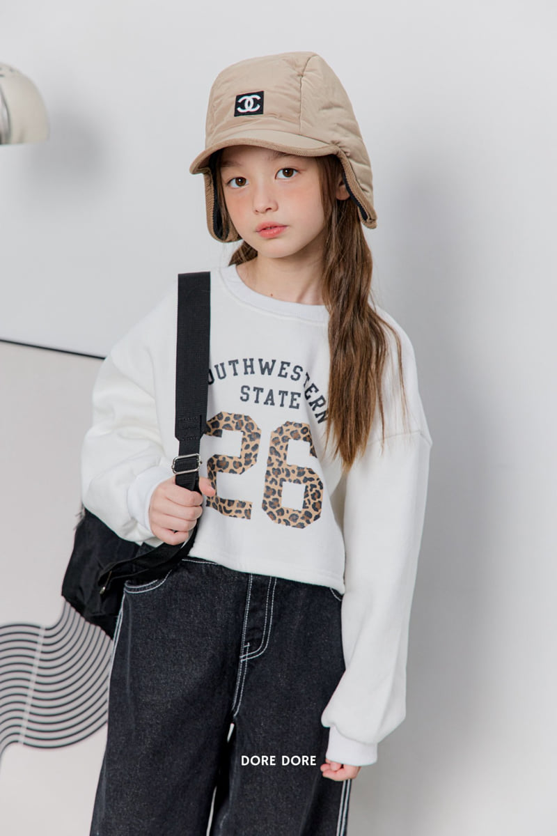 Dore Dore - Korean Children Fashion - #minifashionista - Fleece Stitch Denim Pants - 10