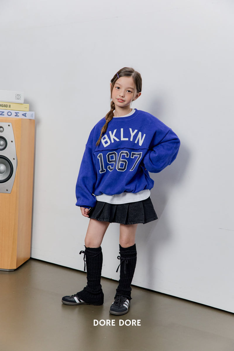 Dore Dore - Korean Children Fashion - #minifashionista - BK Line Fleece Sweatshirt - 11