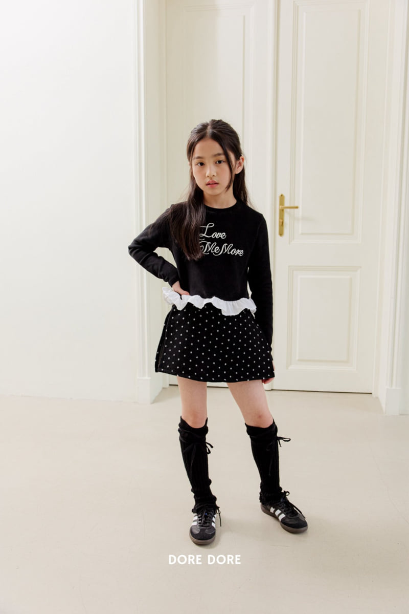 Dore Dore - Korean Children Fashion - #minifashionista - Love Me Frill Tee - 9