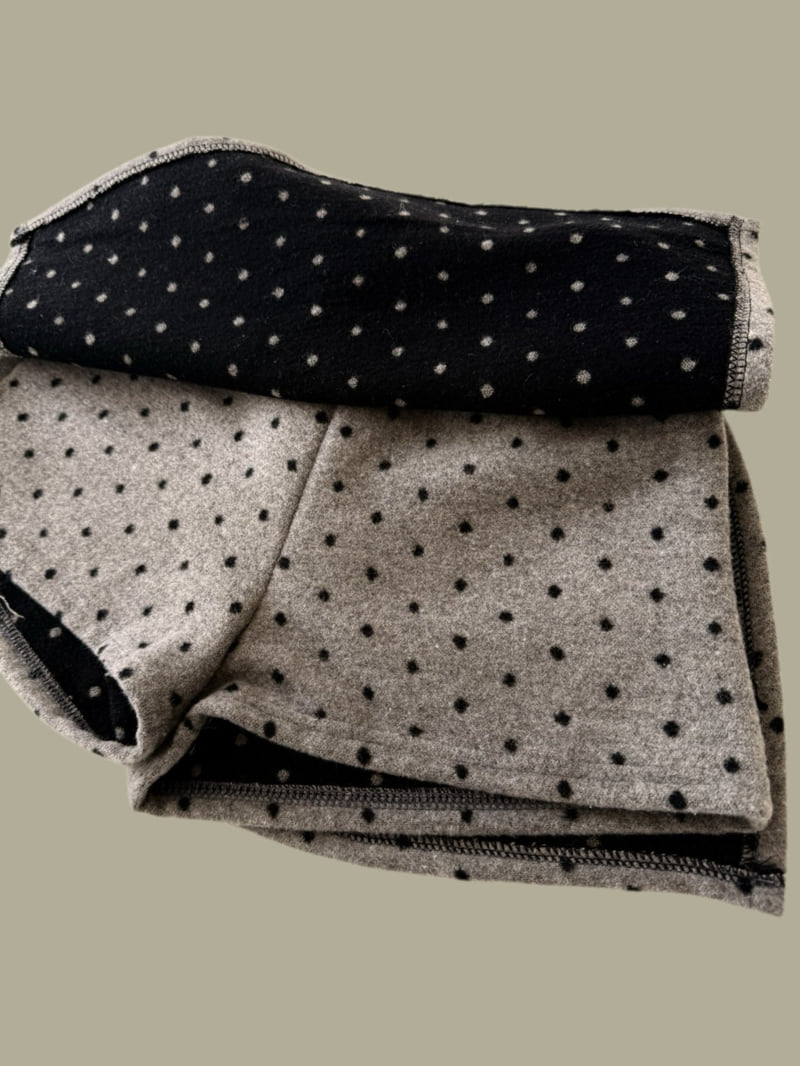 Dore Dore - Korean Children Fashion - #prettylittlegirls - Dot Wool Skirt Pants - 5