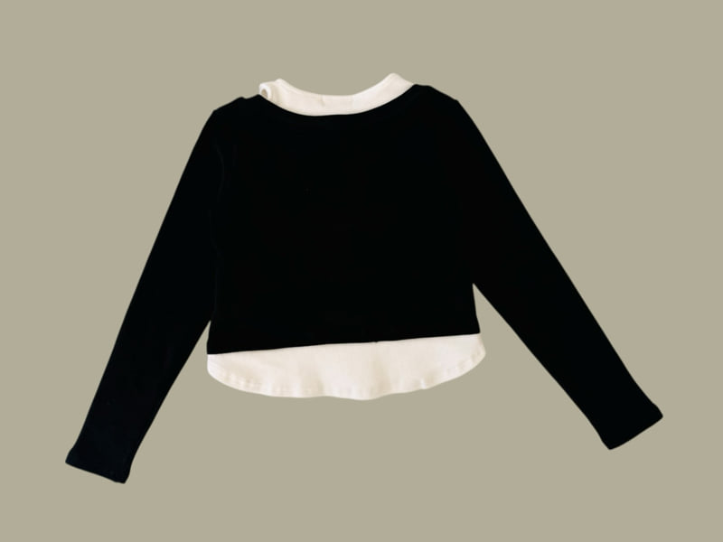 Dore Dore - Korean Children Fashion - #toddlerclothing - Button Layered Tee - 4