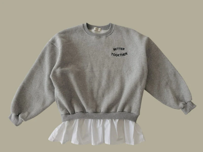 Dore Dore - Korean Children Fashion - #todddlerfashion - Embroidered Check Fleece Sweatshirt - 5