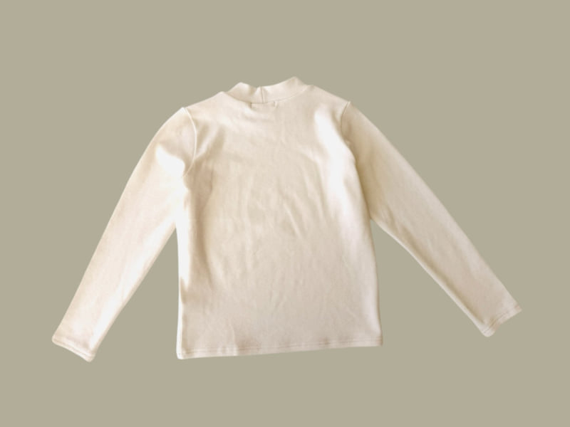 Dore Dore - Korean Children Fashion - #prettylittlegirls - Slim Embroidery Turtleneck Tee - 4