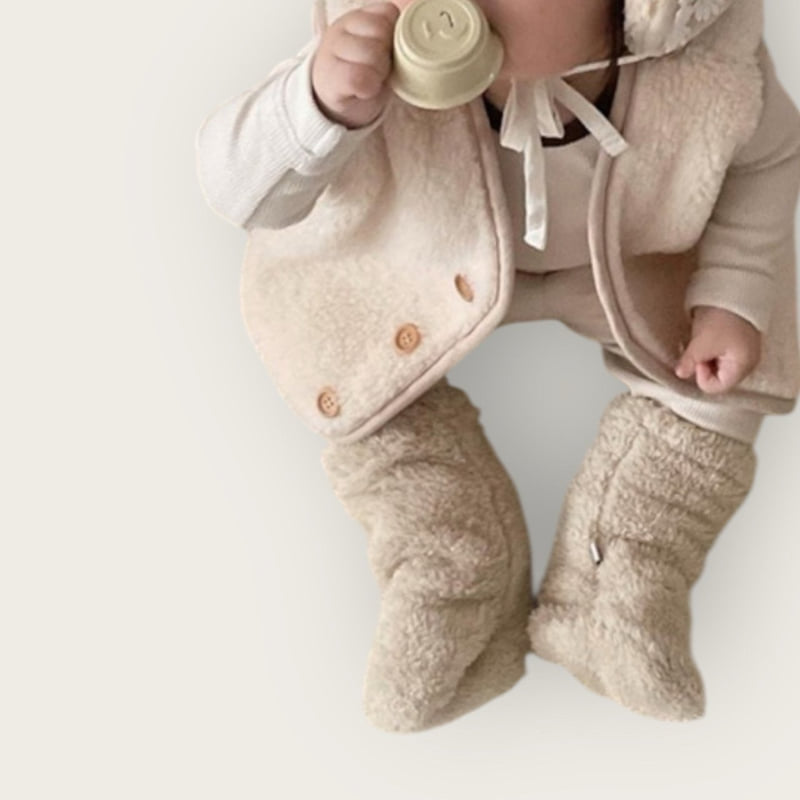 Dudie - Korean Baby Fashion - #babyoninstagram - Simple Leg Socks - 8
