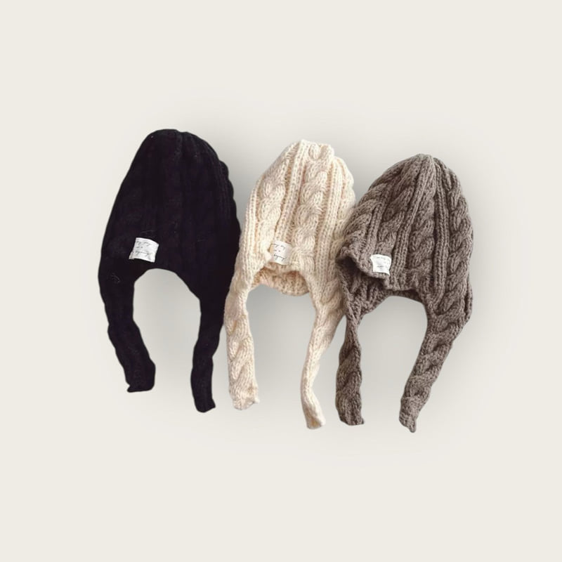 Dudie - Korean Children Fashion - #Kfashion4kids - Cable Knit Beanie - 9
