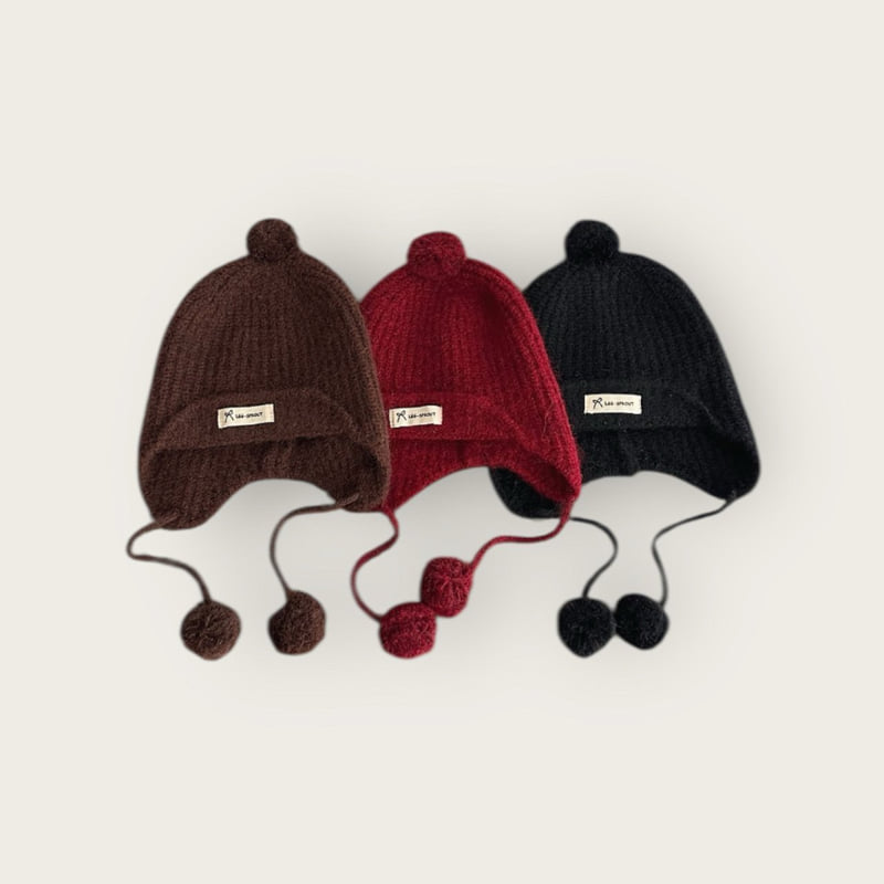 Dudie - Korean Children Fashion - #Kfashion4kids - LGG Pompom Beanie - 3
