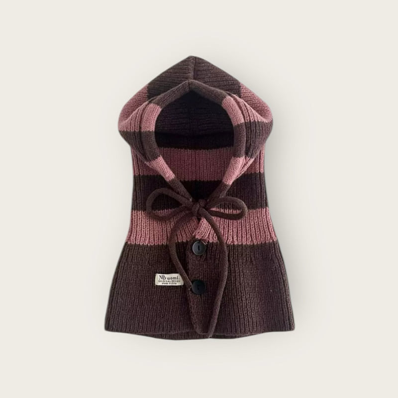 Dudie - Korean Children Fashion - #childofig - Striped Balaclava - 8