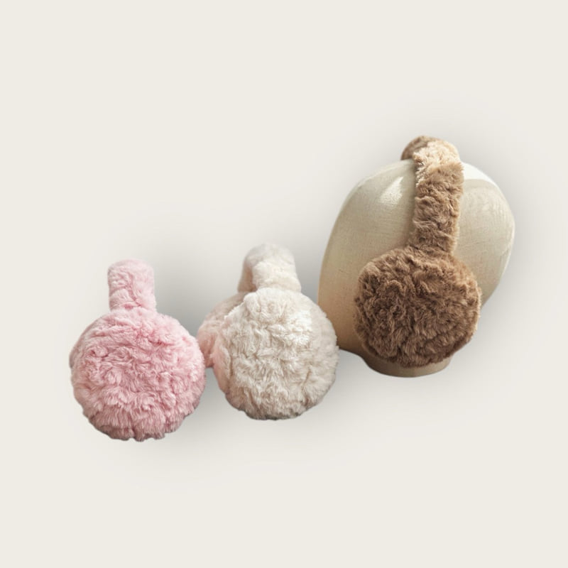 Dudie - Korean Children Fashion - #childofig - Fuzzy Ear Muff Muffler - 9