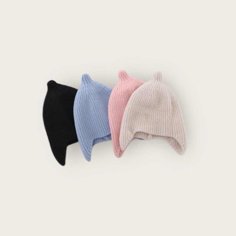 Dudie - Korean Children Fashion - #childrensboutique - Horn Flap Beanie - 5