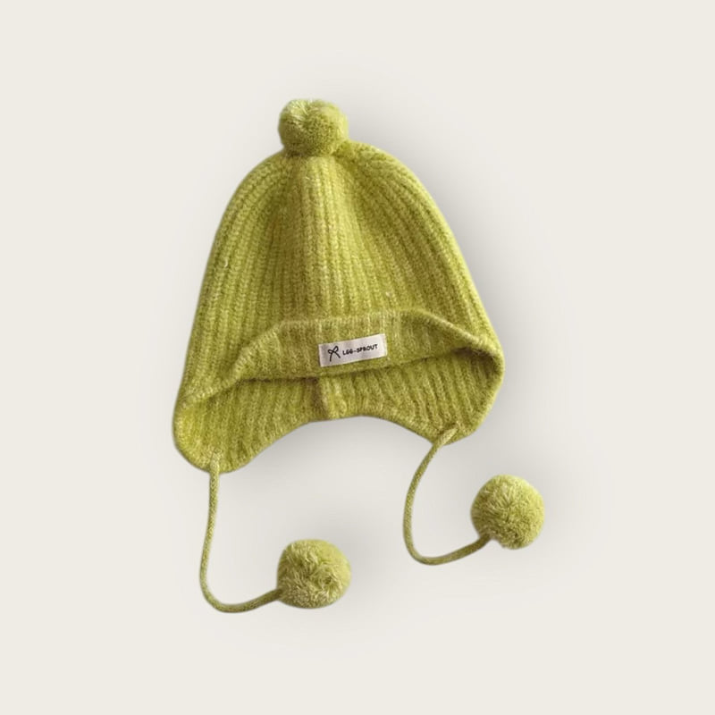 Dudie - Korean Children Fashion - #childrensboutique - LGG Pompom Beanie - 10