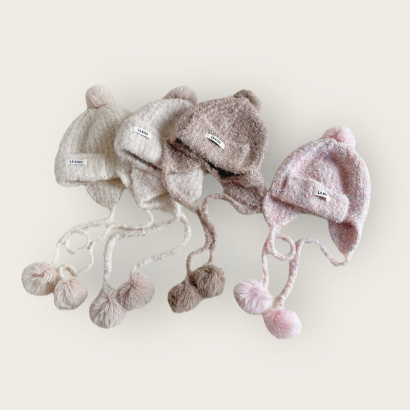 Dudie - Korean Children Fashion - #childrensboutique - Patel Pompom Beanie - 7
