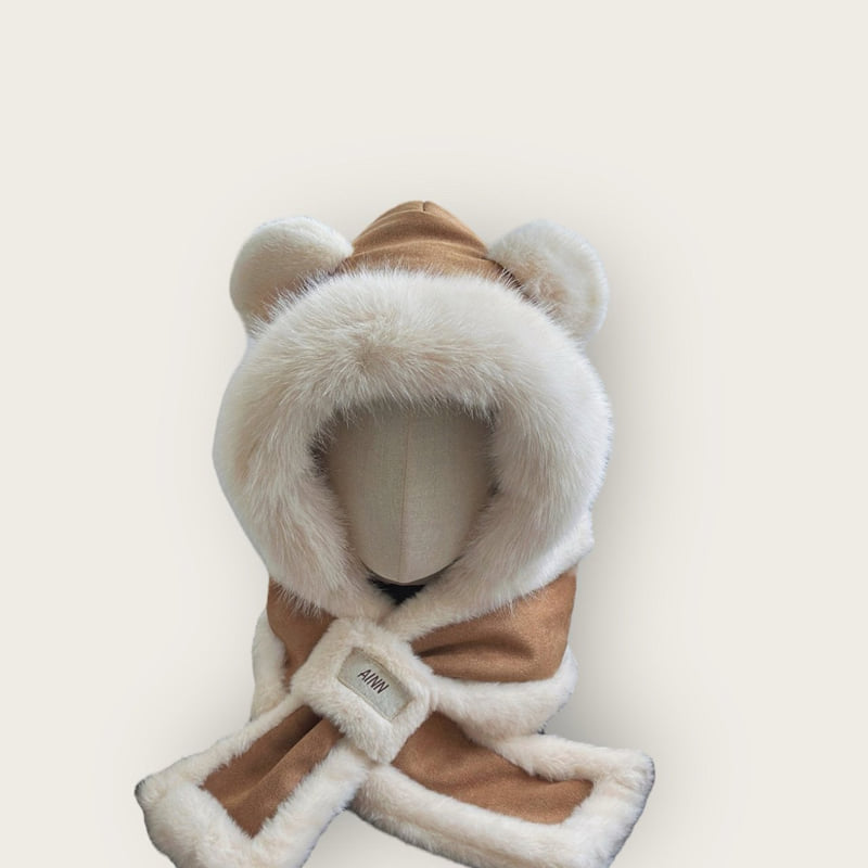 Dudie - Korean Children Fashion - #childrensboutique - Moose Bear Balaclava - 3