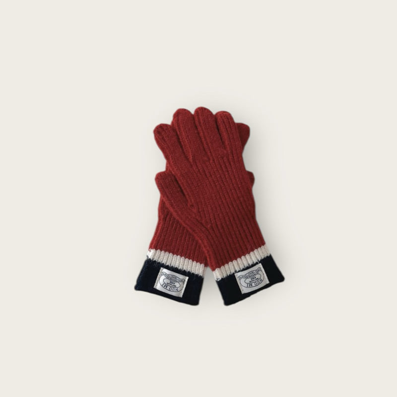 Dudie - Korean Children Fashion - #designkidswear - Two Line Gloves - 7