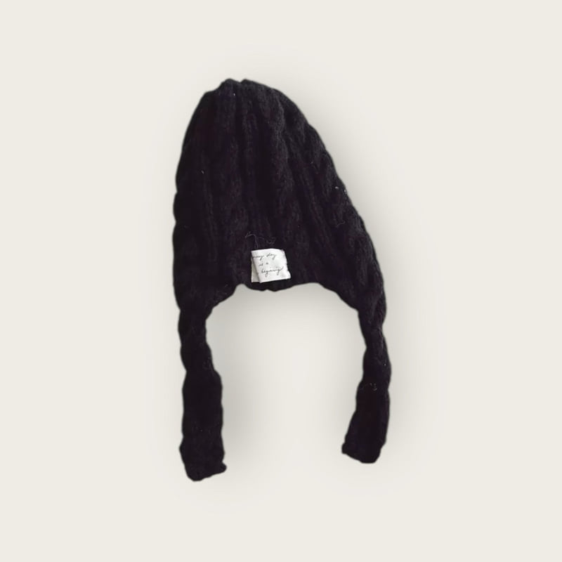 Dudie - Korean Children Fashion - #designkidswear - Cable Knit Beanie - 3