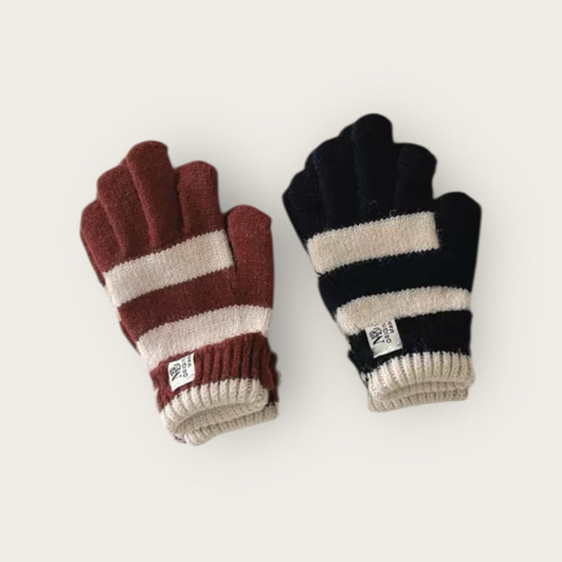 Dudie - Korean Children Fashion - #designkidswear - Striped Gloves - 12
