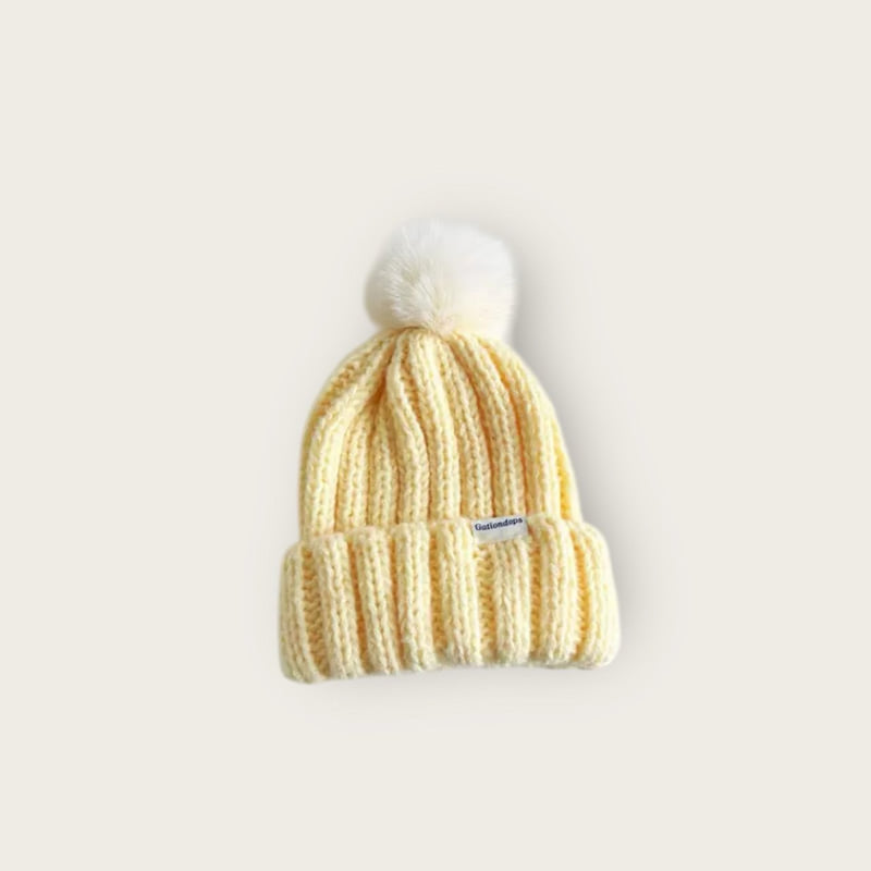 Dudie - Korean Children Fashion - #designkidswear - Mink Beanie - 10