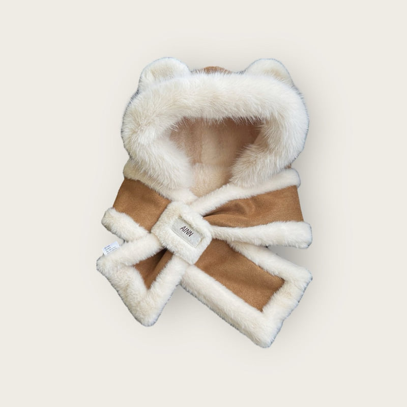 Dudie - Korean Children Fashion - #childrensboutique - Moose Bear Balaclava - 4