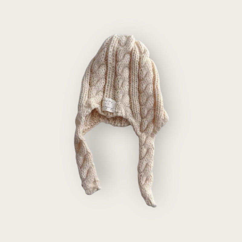 Dudie - Korean Children Fashion - #designkidswear - Cable Knit Beanie - 4