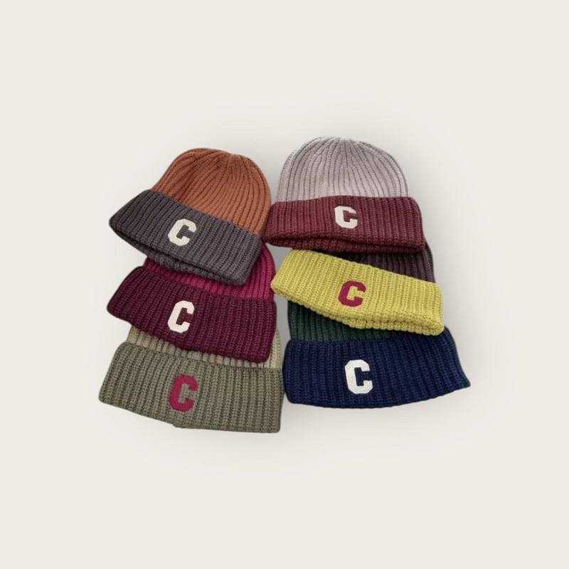 Dudie - Korean Children Fashion - #discoveringself - C Two Tone Beanie - 2