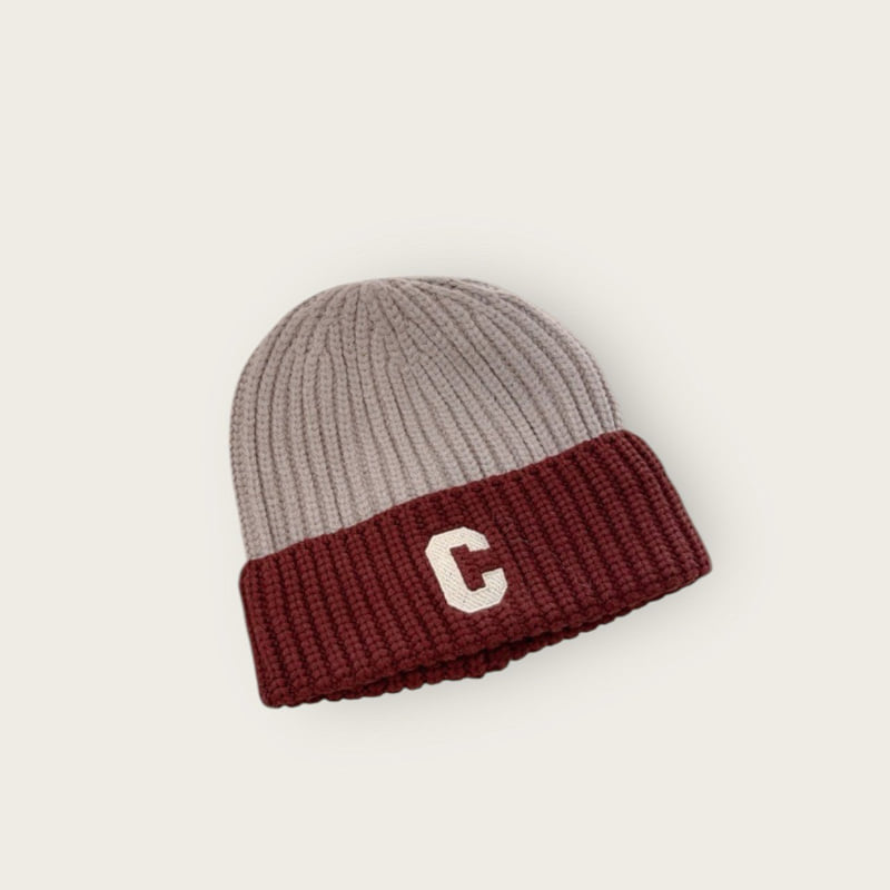 Dudie - Korean Children Fashion - #fashionkids - C Two Tone Beanie - 3