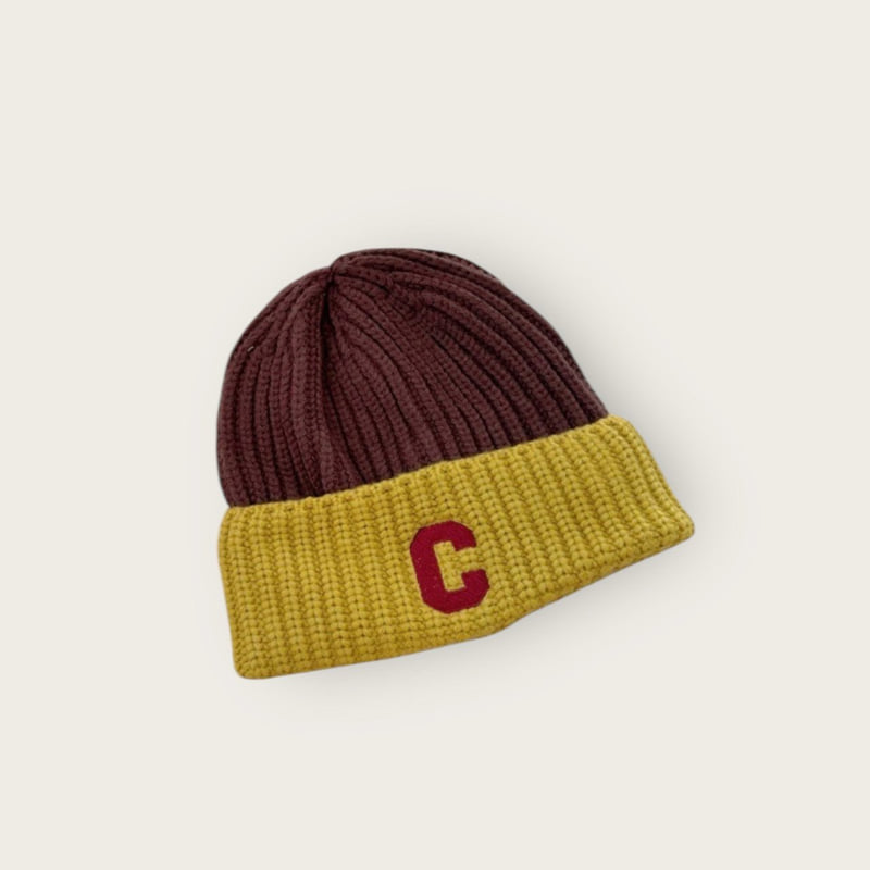 Dudie - Korean Children Fashion - #fashionkids - C Two Tone Beanie - 4