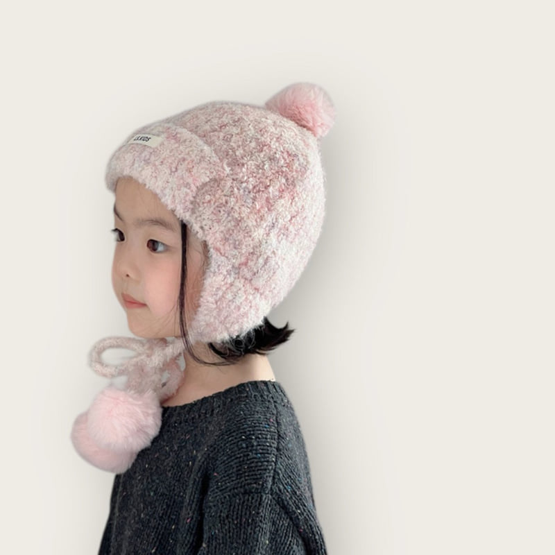 Dudie - Korean Children Fashion - #kidsshorts - Patel Pompom Beanie - 11