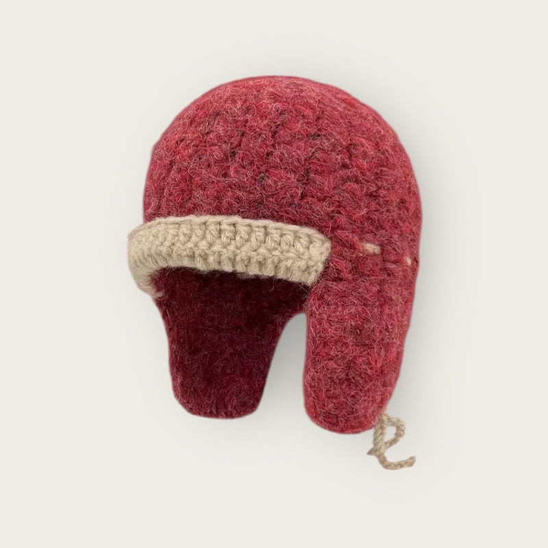 Dudie - Korean Children Fashion - #kidsshorts - Two Tone Ear Flap Beanie - 2