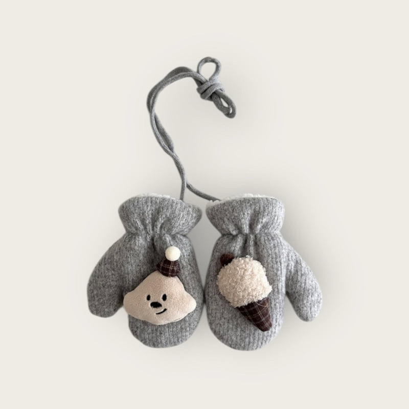 Dudie - Korean Children Fashion - #kidsshorts - Cloud Mittens - 4