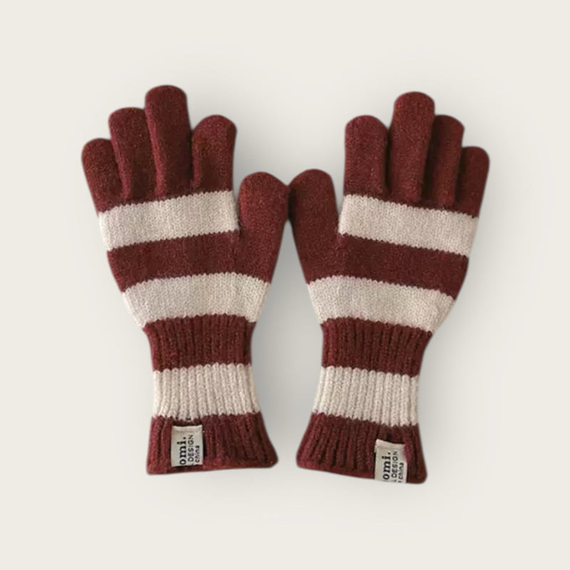 Dudie - Korean Children Fashion - #kidzfashiontrend - Striped Gloves - 3