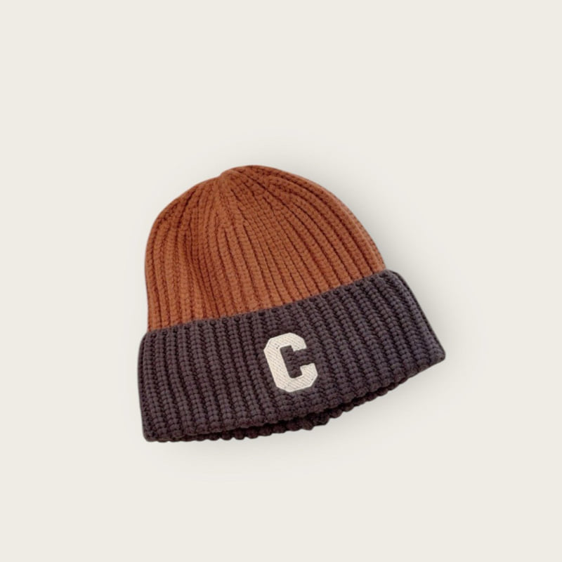 Dudie - Korean Children Fashion - #littlefashionista - C Two Tone Beanie - 8
