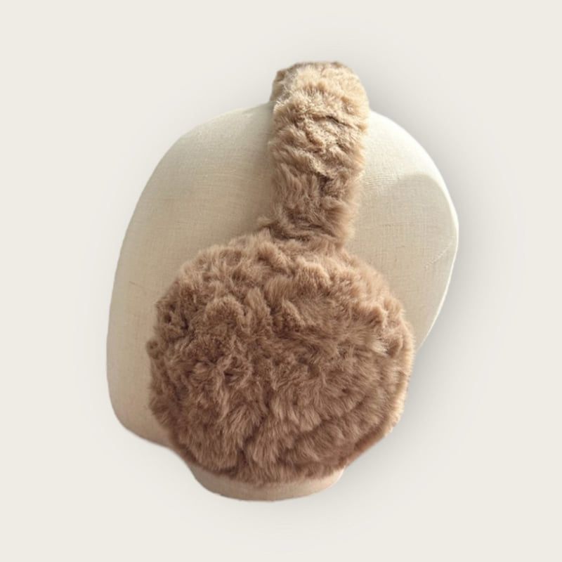 Dudie - Korean Children Fashion - #magicofchildhood - Fuzzy Ear Muff Muffler - 3
