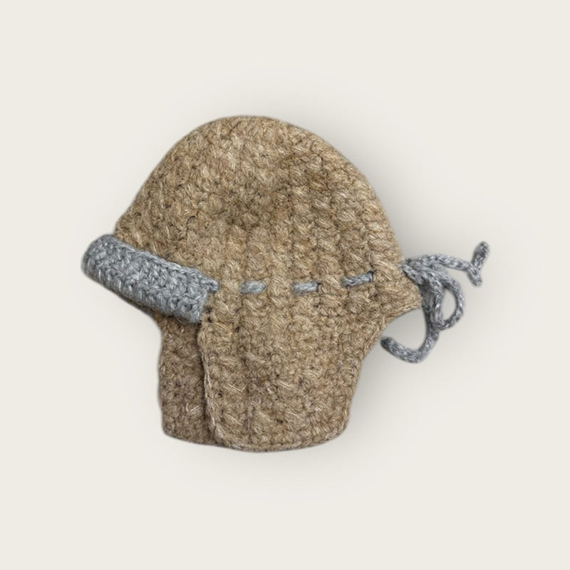 Dudie - Korean Children Fashion - #magicofchildhood - Two Tone Ear Flap Beanie - 7
