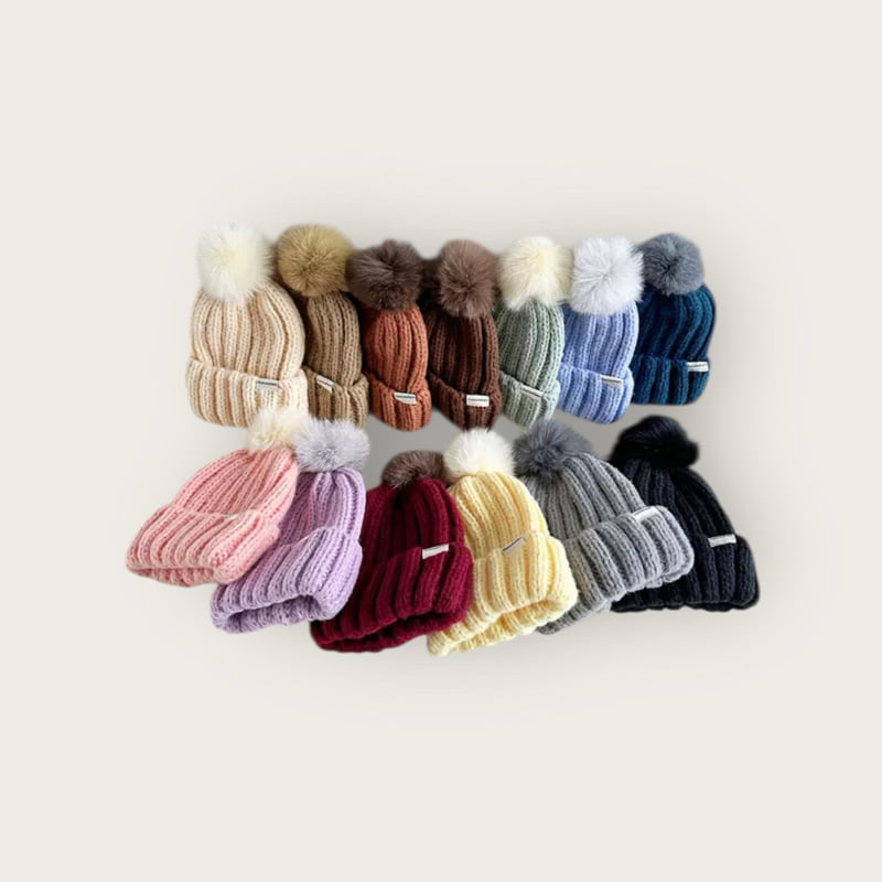 Dudie - Korean Children Fashion - #minifashionista - Mink Beanie - 5