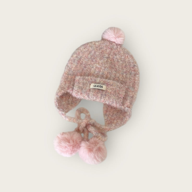 Dudie - Korean Children Fashion - #minifashionista - Patel Pompom Beanie - 3