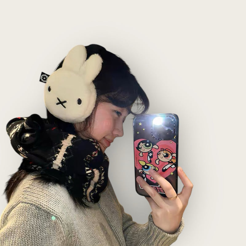 Dudie - Korean Children Fashion - #prettylittlegirls - Rabbit Ear Muffler - 5