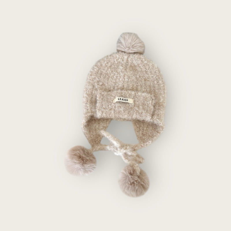 Dudie - Korean Children Fashion - #minifashionista - Patel Pompom Beanie - 4