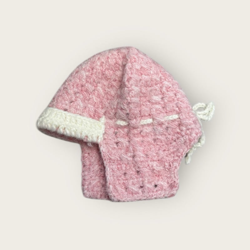 Dudie - Korean Children Fashion - #prettylittlegirls - Two Tone Ear Flap Beanie - 9
