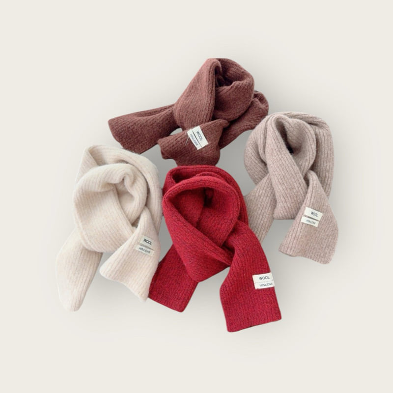 Dudie - Korean Children Fashion - #todddlerfashion - Wool Omi Muffler - 3