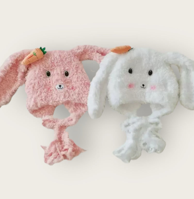 Dudie - Korean Children Fashion - #todddlerfashion - Carrot Rabbit Hat - 5