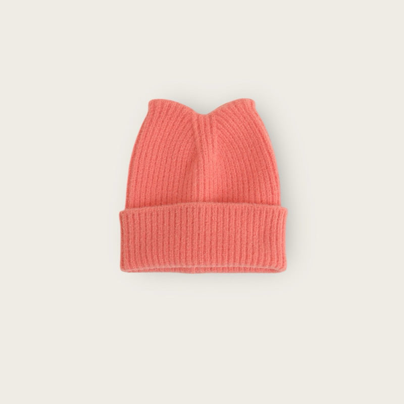 Dudie - Korean Children Fashion - #toddlerclothing - Cash Cat Beanie - 5