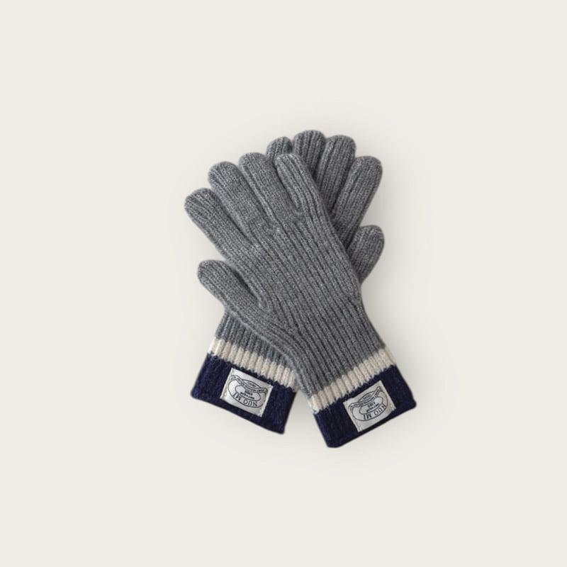 Dudie - Korean Children Fashion - #toddlerclothing - Two Line Gloves - 3